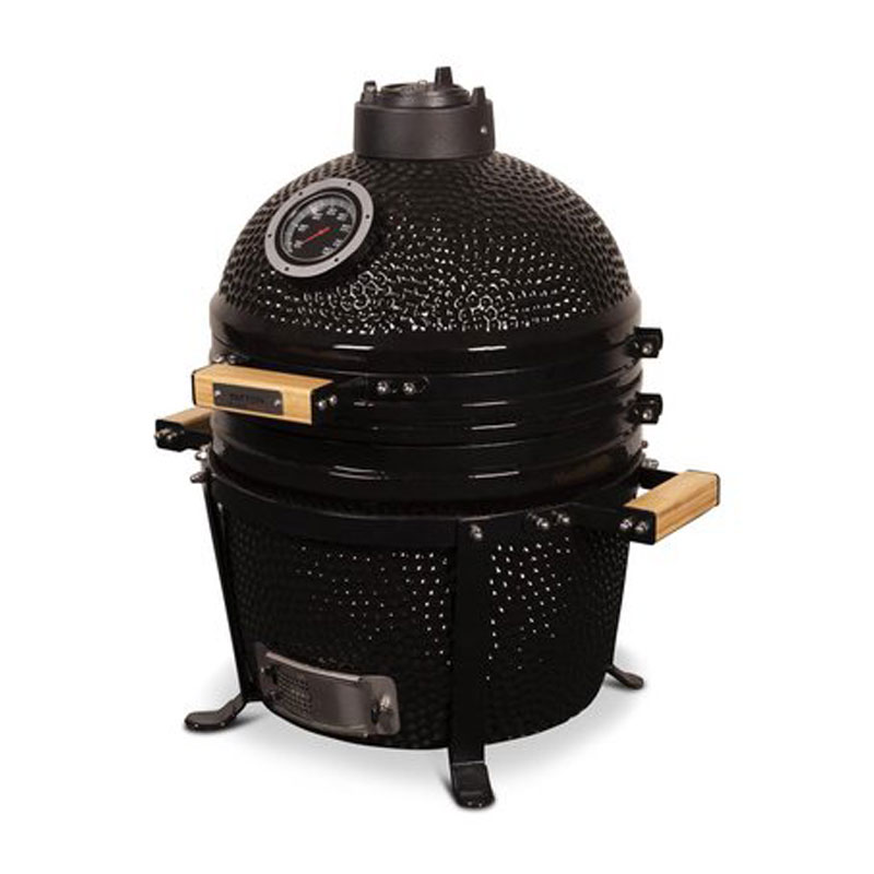 Patton Kamado 15" - keramisch - Tafel model - Premium Black - Medium - Zwart