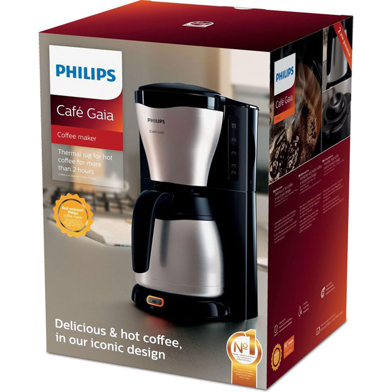 Philips Cafe Gaia HD7546/20 - Koffiezetapparaat - Zwart