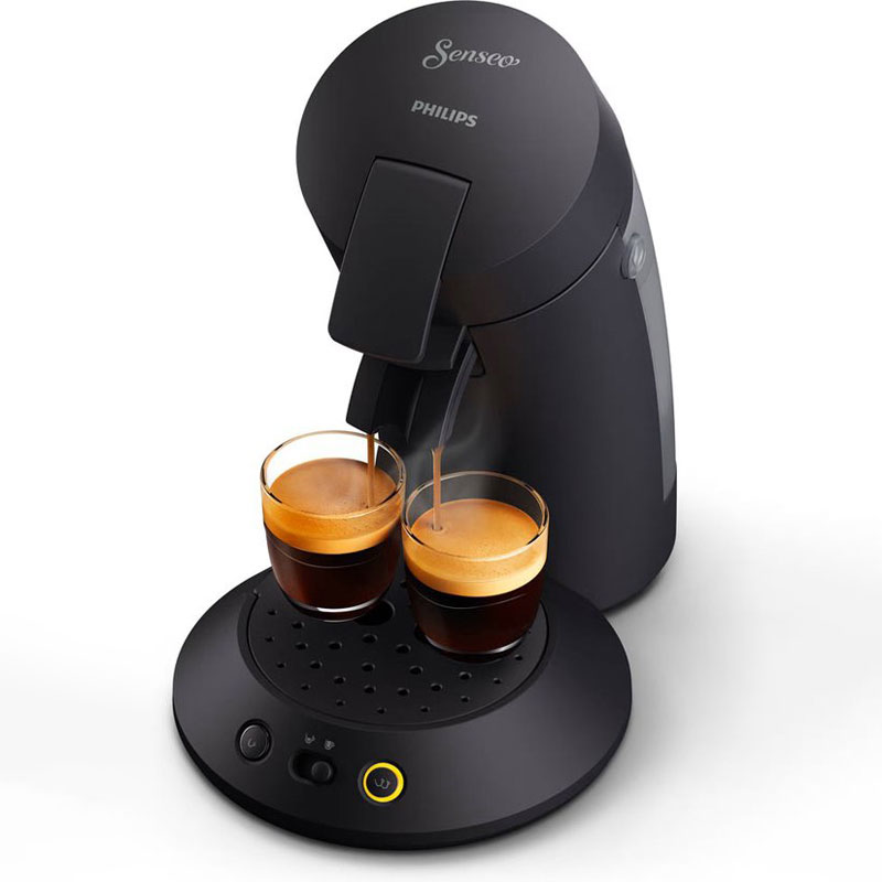 Philips Senseo Original Plus CSA210/60 - Koffiepadmachine voor max 2 Kopjes Koffie - Exclusief Koffiepads - Diepzwart