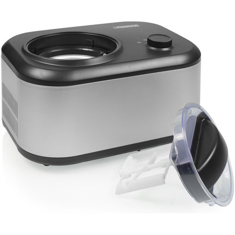 Princess 282608 - Ice cream maker with compressor - Self-freezing - 1 Liter - Black/Gray