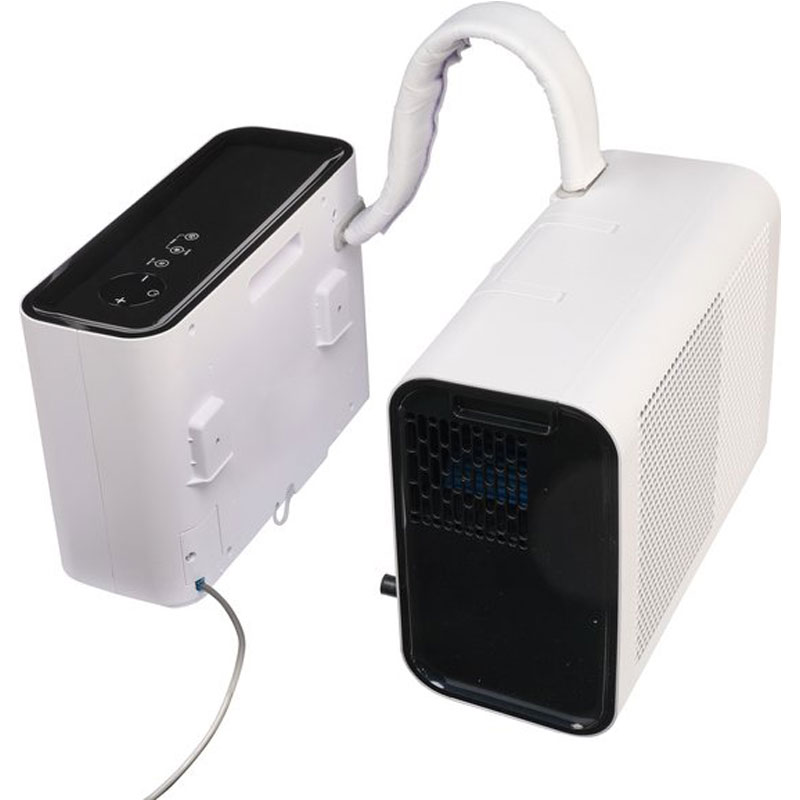 Qlima MS-AC 5001 Split unit airconditioner - Wit/Zwart - Caravan Airco - Ideaal om kleinere ruimte snel koel te krijgen