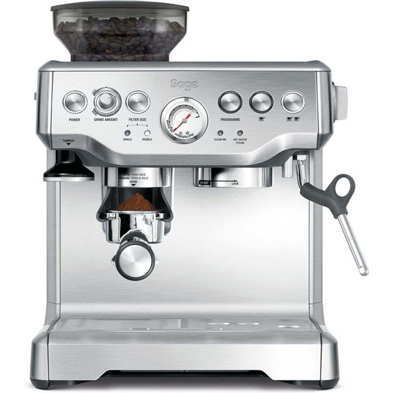 Sage the Barista Express Brushed Stainless Steel Pistonmachine RVS