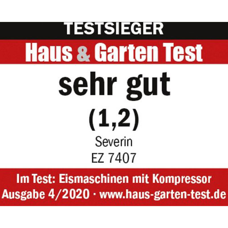 Severin EZ 7407 - IJsmachine 2-in-1 met yoghurt functie - Display - Automatische nakoelfunctie - zeer gebruiksvriendelijk