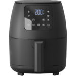Tristar Mini Digitale Airfryer FR-9015 - Heteluchtfriteuse Compact - Olievrij - 6 kookprogramma's - Antiaanbaklaag - Regelbare thermostaat - 2 liter - 1500W