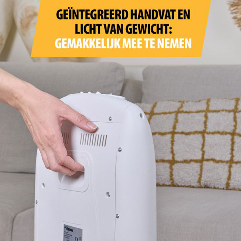 Tristar Straalkachel KA-5129 - Campingkachel - Halogeenverwarming - Warmtebereik 15 m² - 400W, 800W en 1200W