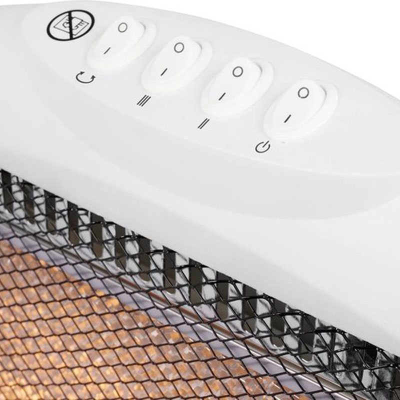 Tristar Straalkachel KA-5129 - Campingkachel - Halogeenverwarming - Warmtebereik 15 m² - 400W, 800W en 1200W