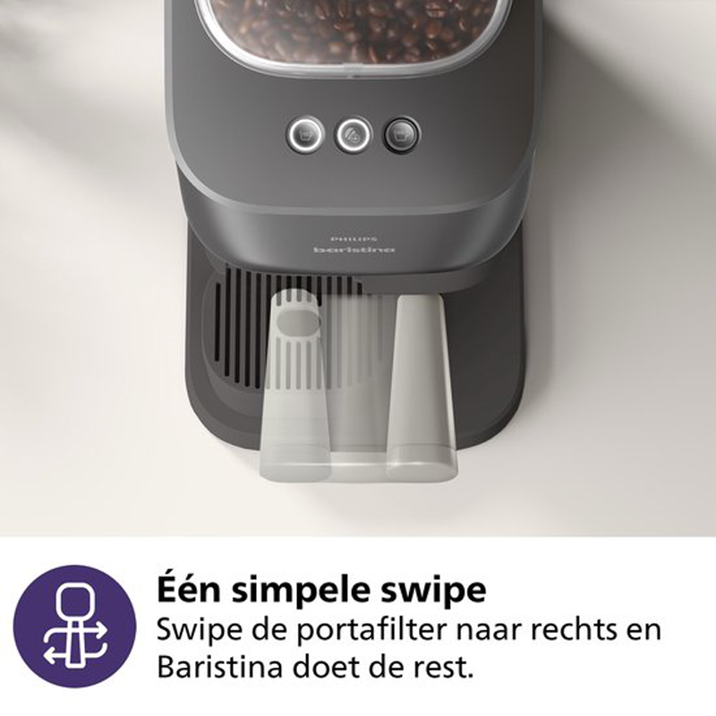 Philips Baristina - BAR300/60 - Espressomachine - Koffiemachine Met Bonen - Zwart